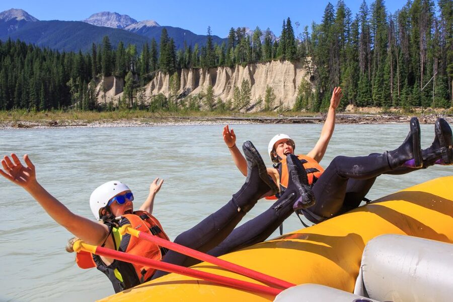 Golden, BC: Kicking Horse River Family Rafting with Lunch - The waterfall stop and optional swim
