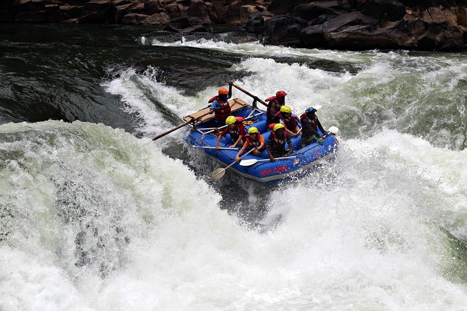 Half Day Zambezi Whitewater Rafting - From hotel pickup to the Batoka Gorge launch