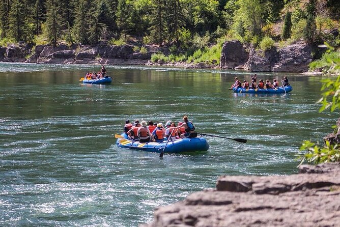 Jackson Hole Whitewater Rafting Small Boat - What the three route sections offer