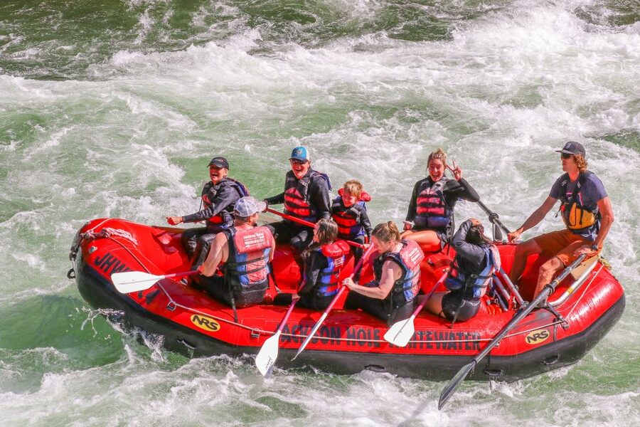Jackson: Snake River Class 2-3 Whitewater Rafting Adventure - From the boathouse to West Table