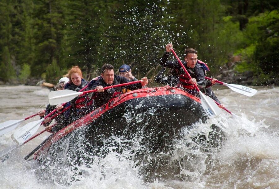 Jackson: Snake River Class 2-3 Whitewater Rafting Adventure - Lunch Counter and the main rapids