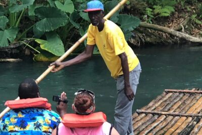 Jamaica Martha Brae Bamboo Rafting with Bus Transportation