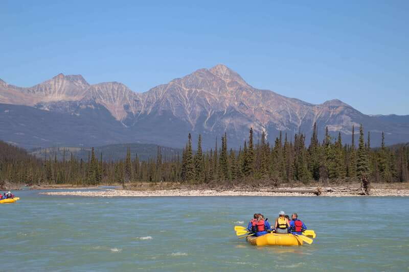 Jasper National Park: 2-Hour Whitewater Rafting - Meeting the bus and getting ready near Jasper