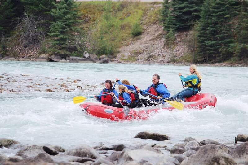 Jasper National Park Family Friendly Rafting Adventure - Old Fort Point and the ride back