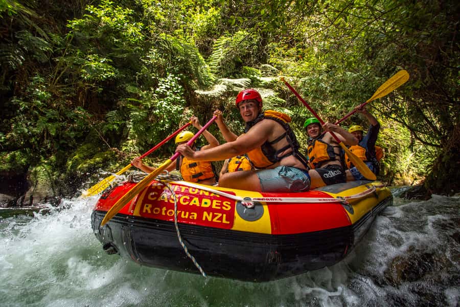 Kaituna River and Tutea Falls Whitewater Rafting - What happens after the raft reaches shore