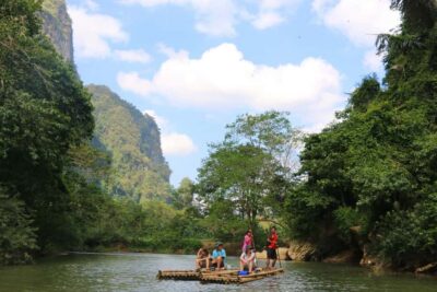 Khao Sok Bamboo Rafting and Elephant Bathing Trip