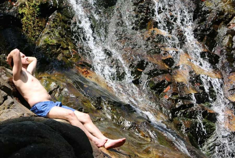 Khao Lak: Rafting, Elephant Bathing & Sea Turtle Center Tour - Ton Pling Waterfall and the seasonal reality