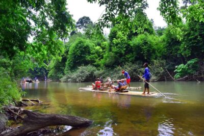 Khao Sok: Elephant Rescue Center with Lunch & Bamboo Rafting