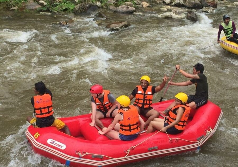Krabi: White Water Rafting and Zipline Adventure - The 5-kilometer rafting run