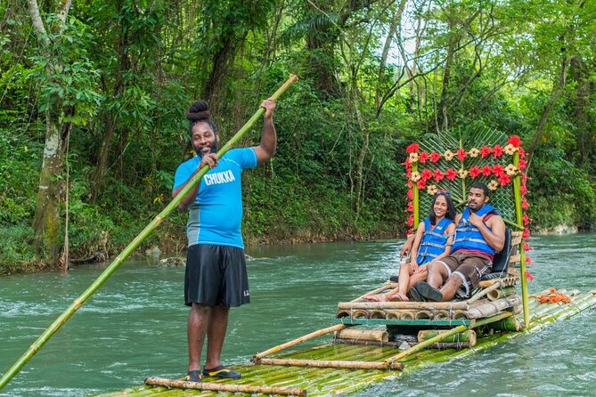 Margaritaville Hip-Strip and Great River Rafting Private Tour - Lethe and the Great River bamboo raft