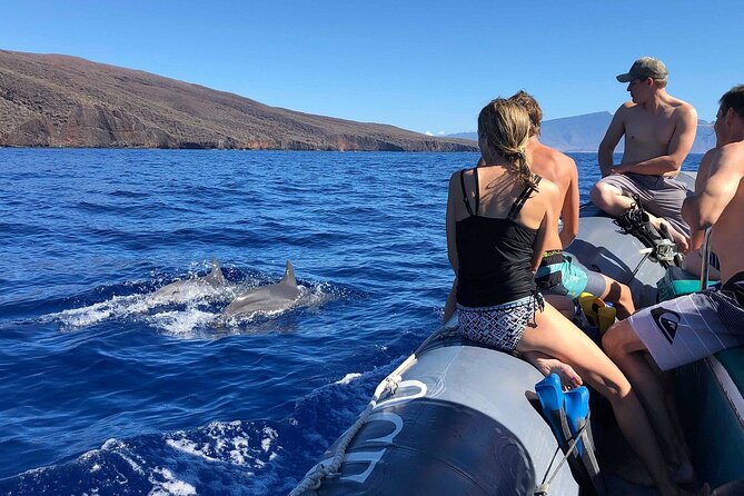 Maui to Lanai Semi-Private Eco Raft Snorkel & Dolphin Tour - What you eat and drink on the raft