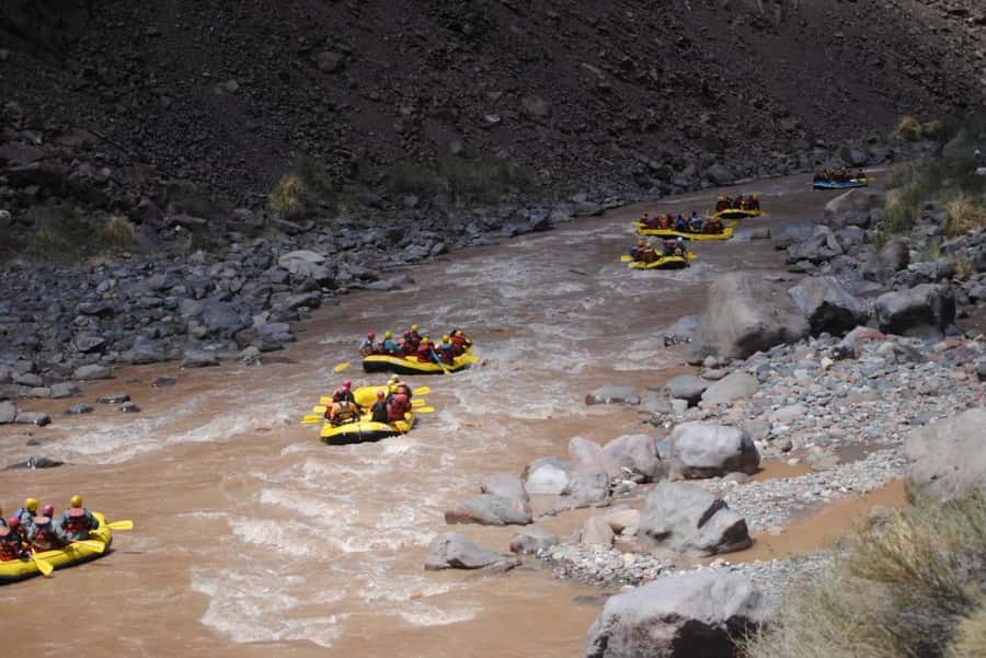 Mendoza: River Rafting & Canopy in the Andes Mountain Range - Four canopy sections over the river