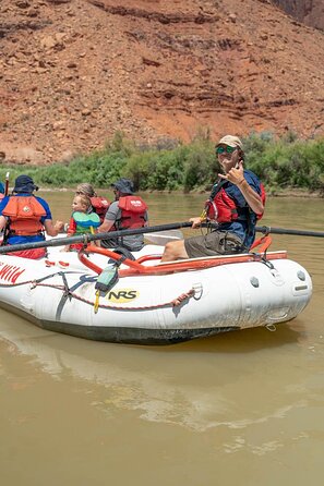 Moab Morning Half Day Rafting Trip - Colorado River - Guides make the quiet stretches work