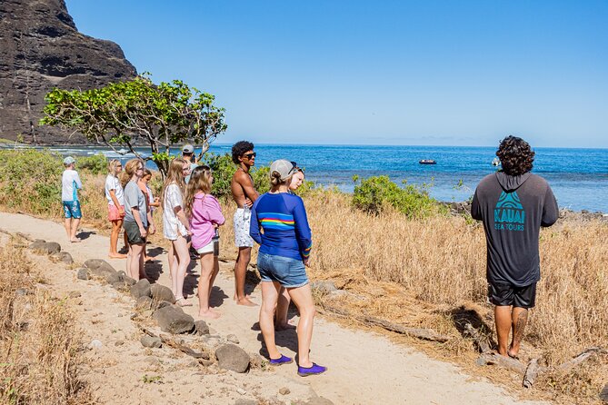 Nu'alolo Kai Beach Landing Raft Adventure - Riding the raft along the Na Pali Coast