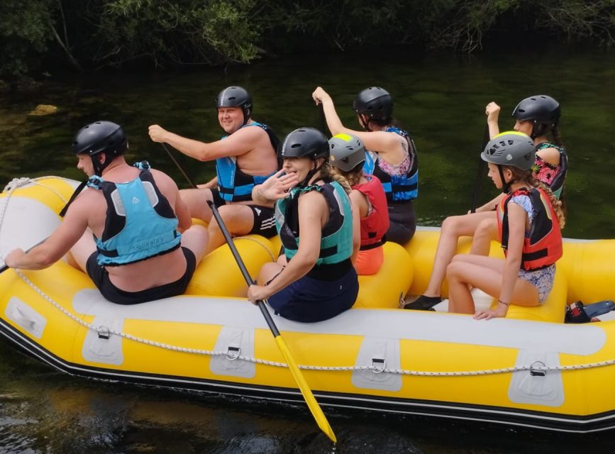 Omiš/Split: Cetina River Rafting Adventure & Cliff Jumping - Getting suited up for the river