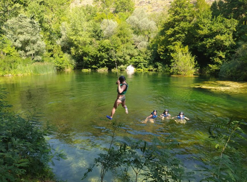 Omiš/Split: Cetina River Rafting Adventure & Cliff Jumping - Three breaks for swimming, jumping, and slowing down