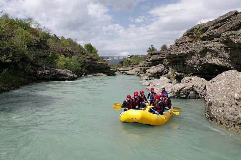 Permet: Vjosa River National Park Guided Rafting Tour - Starting at the GoRaft base camp