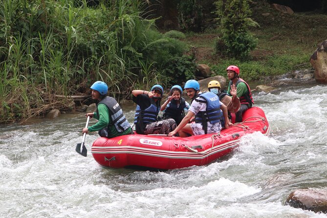 Phuket Adventure with White Water Rafting, Monkey cave and Zip Line+Optional ATV - Ton Pariwat Waterfall and the final outdoor stretch