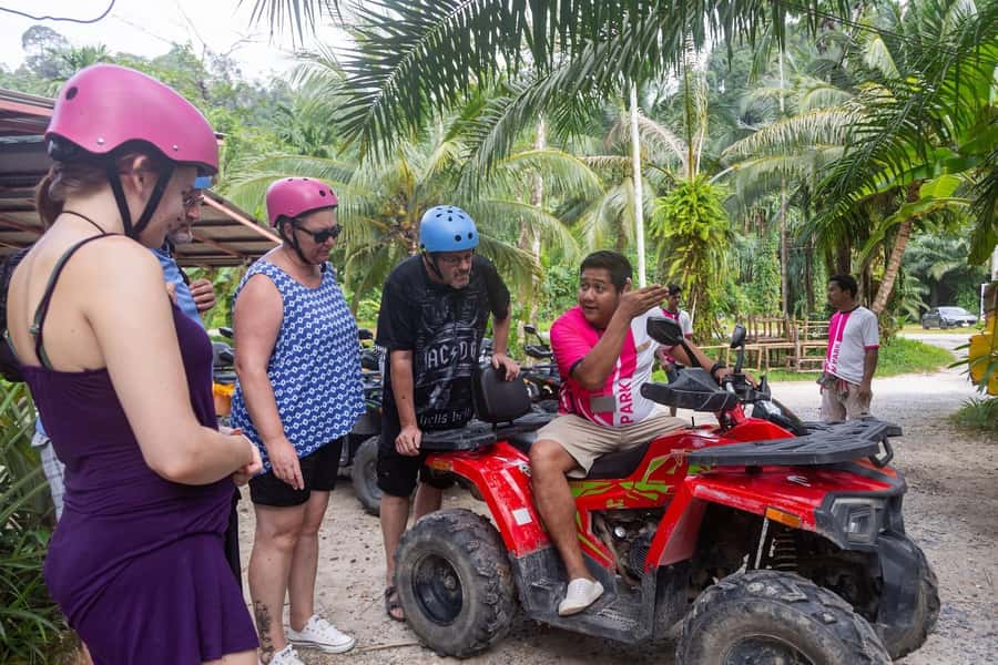 Phuket: ATV Quad and Bamboo Rafting in Khao Lak - Wang Kiang Koo Waterfall and the bamboo raft