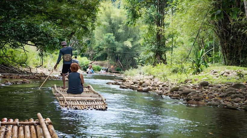 Phuket: Bamboo Rafting & ATV Ride (Optional) - The gentle rhythm of bamboo rafting