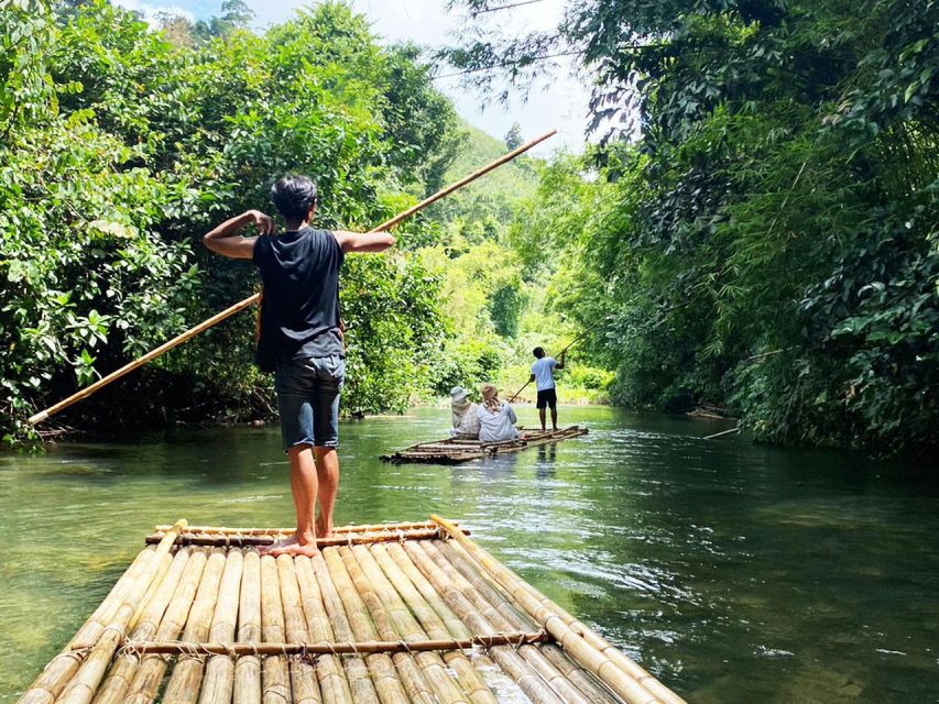 Phuket: Bamboo Rafting, Monkey Cave, and ATV Option - Bamboo rafting through calm mangroves