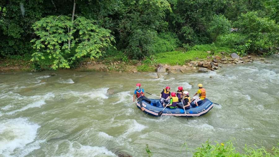Phuket: Monkey Cave, Water Rafting, Zipline with ATV Option - The 5-kilometer rafting run