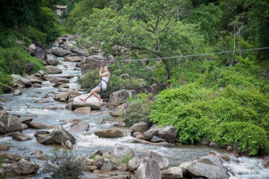 Phuket: White Water Rafting and Jungle Adventure with Lunch - The zipline is a short bonus