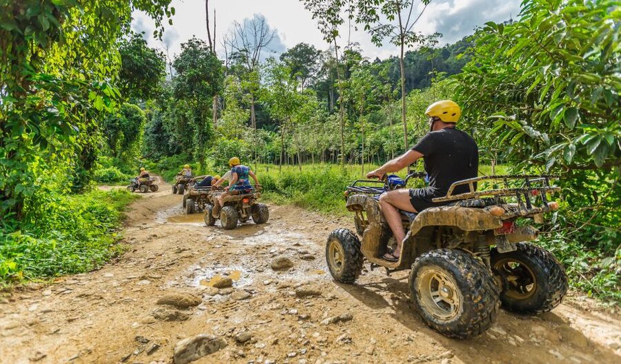 Phuket: White Water Rafting and Jungle Adventure with Lunch - The waterfall is the right way to cool down