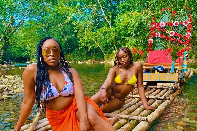 Private Montego Bay Bamboo Rafting with Limestone Foot Massage - What the river ride feels like