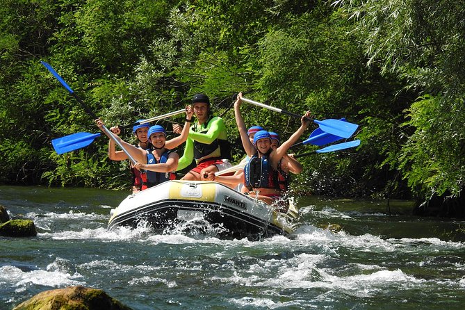 Private rafting on Cetina river with caving & cliff jumping,free photos & videos - Learning the basics before the rapids