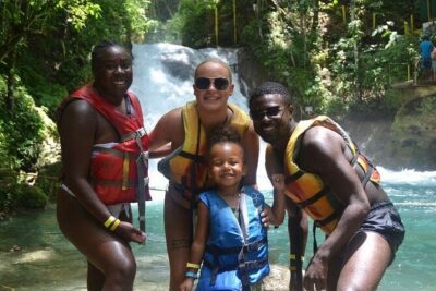 Private Transport to River Tubing or Rafting and Blue Hole combo