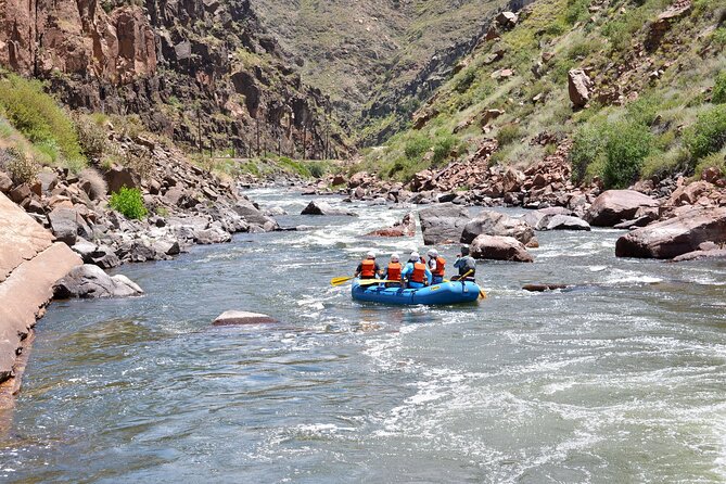 Professionally Guided High Adventure Rafting Trip - Royal Gorge - Returning to the office and dealing with wet gear
