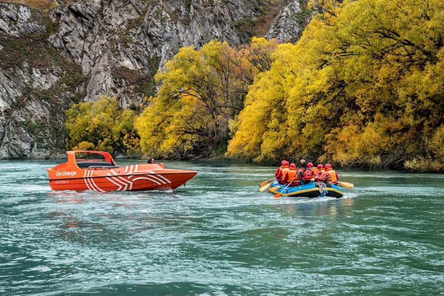 Queenstown: Kawarau River Rafting and Jet Boat Ride - Grade 2 and 3 rapids with room to breathe