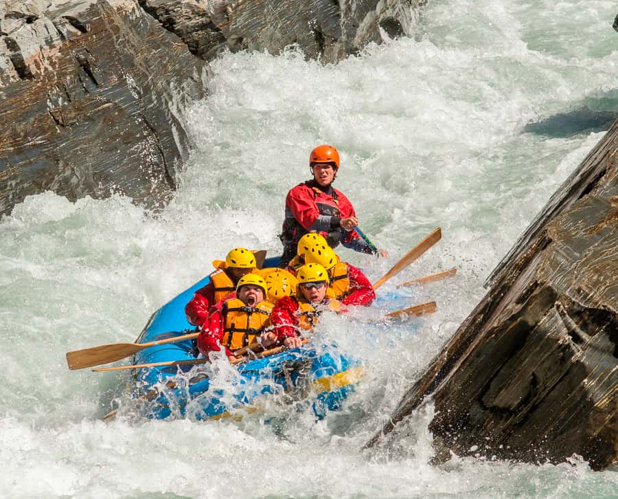 Queenstown: Shotover River Whitewater Rafting Trip - Calm water, canyon views, and a possible swim
