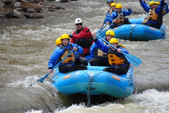 Raft the Beginner stretch on Clear Creek! - Finishing with Class 3 Mister Twister