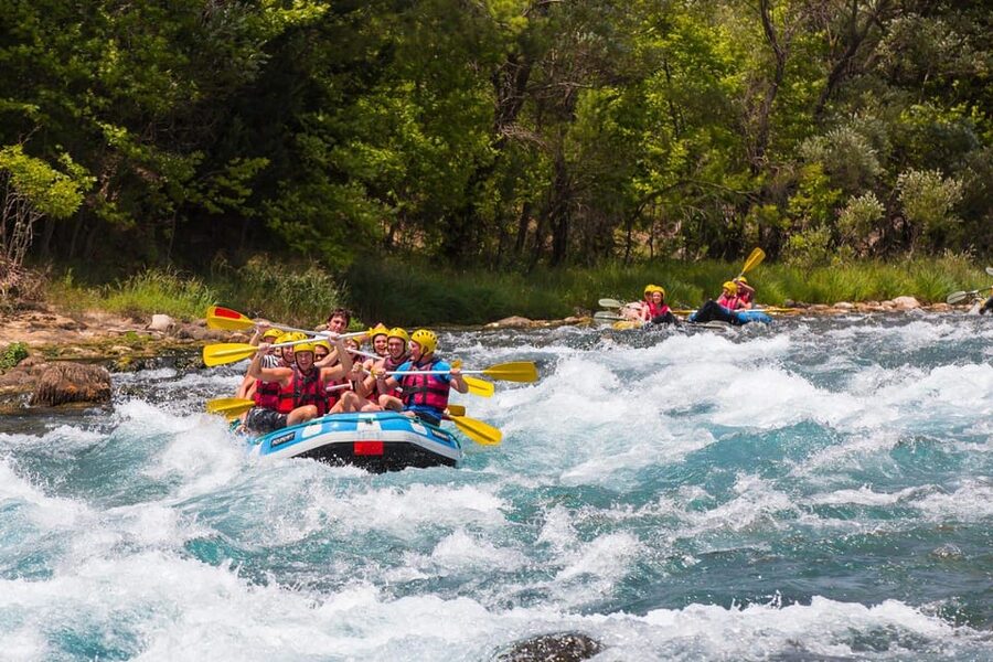 Rafting Adventure w/Optional Extreme Activities From Antalya - Safety briefing and the first 1.5-hour river section