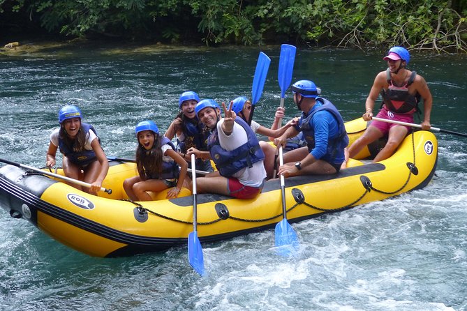 Rafting Experience in the Canyon of the River Cetina - The optional 3 to 5-meter cliff jump