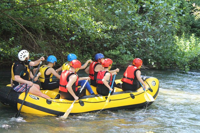 Rafting experience in the Nera or Corno Rivers in Umbria near Spoleto - The scenery and the quieter stretches