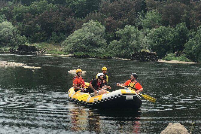 Rafting Experience on the Minho River with Coraltours Minho - Rock jumps and how much adventure you want