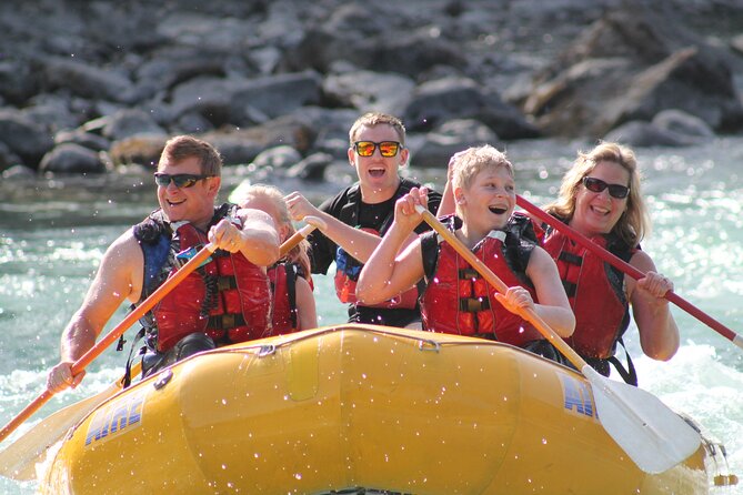 Rafting on Athabasca River Mile 5 in Jasper - What the $75.34 price really covers