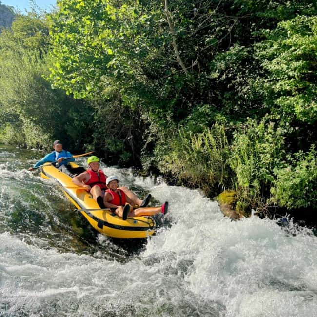 Rafting on Cetina River - Standard Route - Split, Omiš - The first stretch: calm water and canyon views