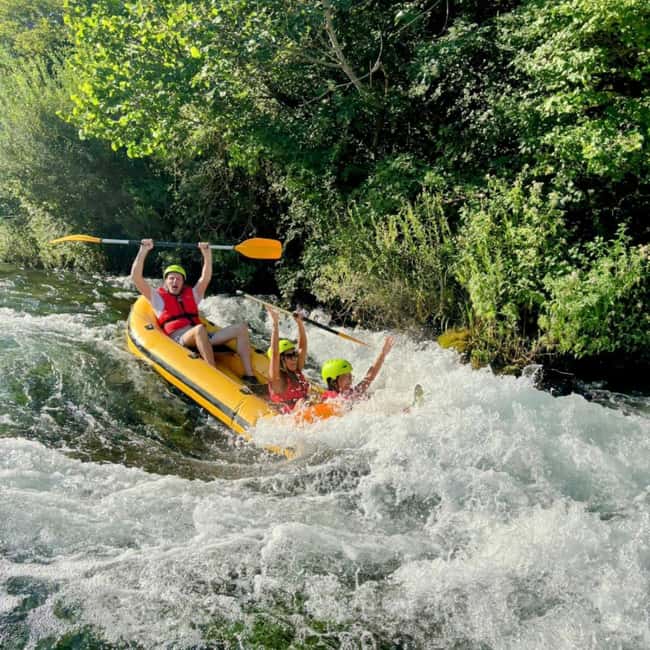 Rafting on Cetina River - Standard Route - Split, Omiš - Meeting at Čikotina Lađa and getting ready