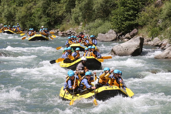 River Rafting for Families - Getting fitted for the river