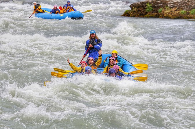 River Rafting on the Golden Circle - On the Hvítá, gentle rapids and wide-open views