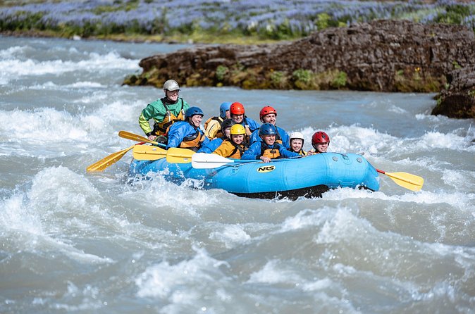 River Rafting on the Golden Circle - The cliff jump and possible river swim