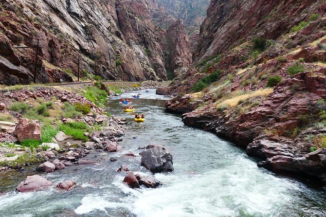 Royal Gorge Rafting Half Day Tour (FREE wetsuit use!) - Class IV Extreme fun! - Photos, a slideshow, and the limits of the extras