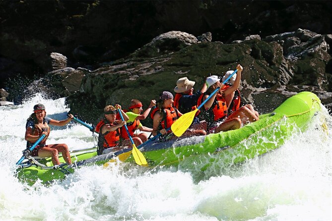 Salmon River Whitewater Rafting in Riggins, Idaho - Setting out from Riggins at 9 a.m.