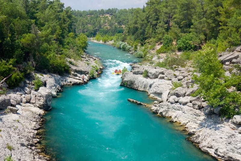Side: Koprulu Canyon Whitewater Rafting with Lunch - From Side to the Köprüçay River