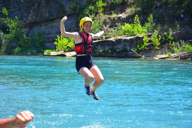 "Side: Whitewater Rafting Fun at Koprulu Canyon" - Swim break, lunch, and the pace of the day