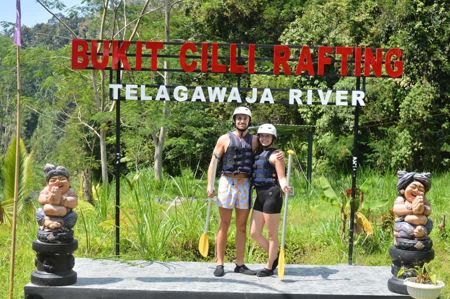 Sidemen Bali Private Rafting on Telaga Waja River With Lunch - Waterfalls, canyons, and the quieter stretches